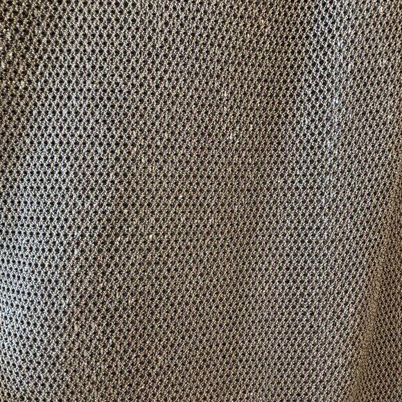 Jessica McClintock for Caché Sparkly Silver/Gold Evening Gown Sz 8 - Picture 11 of 11